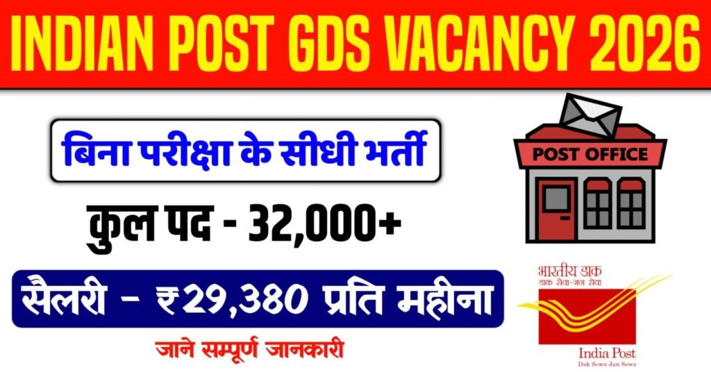 India Post GDS Recruitment 2026