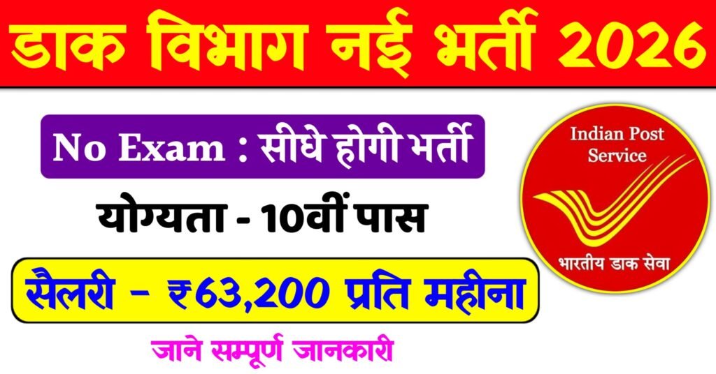India Post Vacancy 2026
