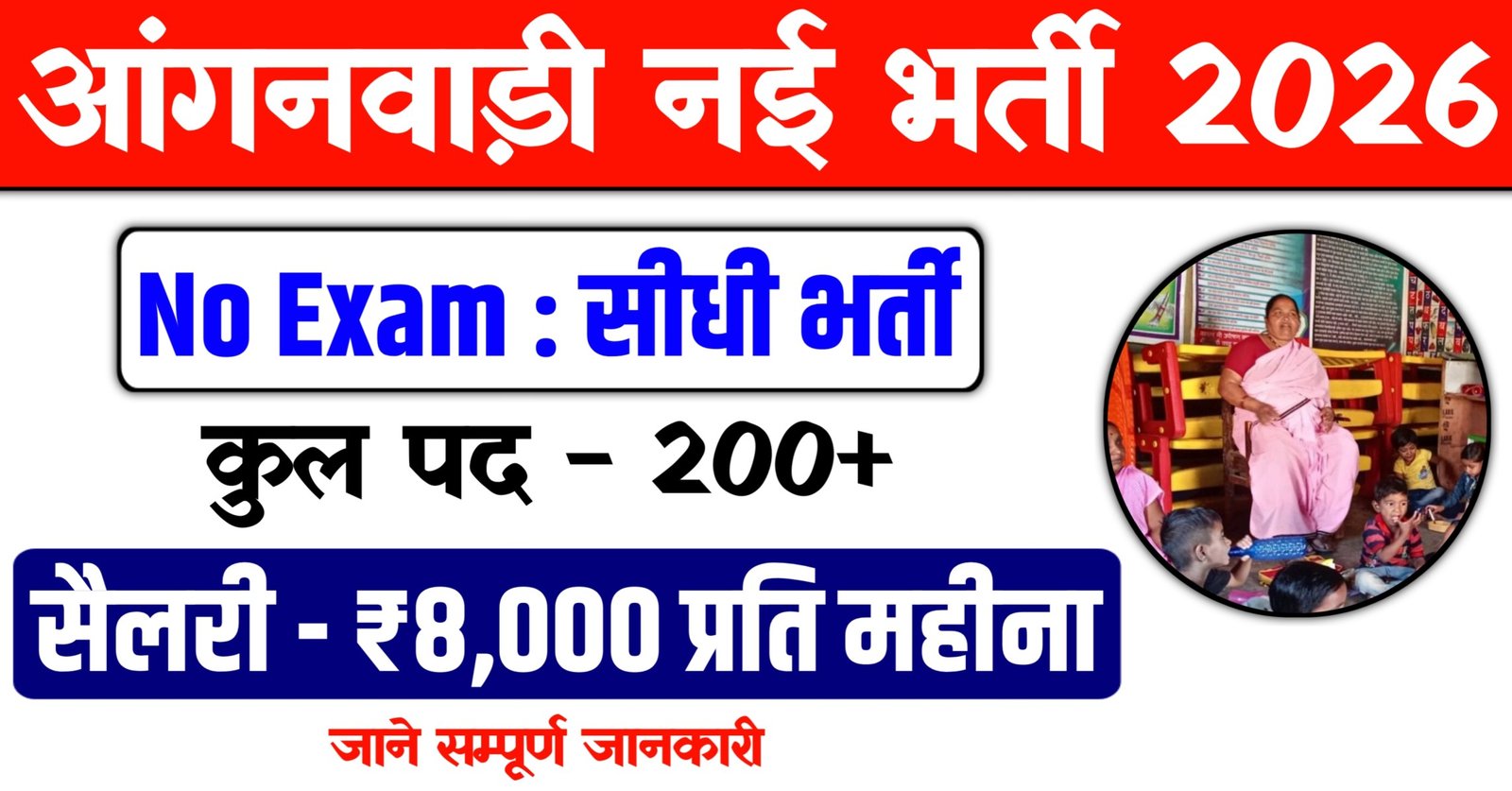 Anganwadi Vacancy 2026