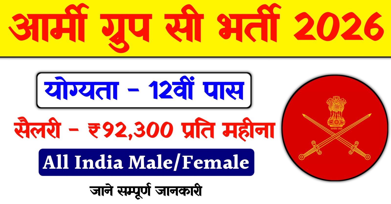 Army AOC Group C Recruitment 2026