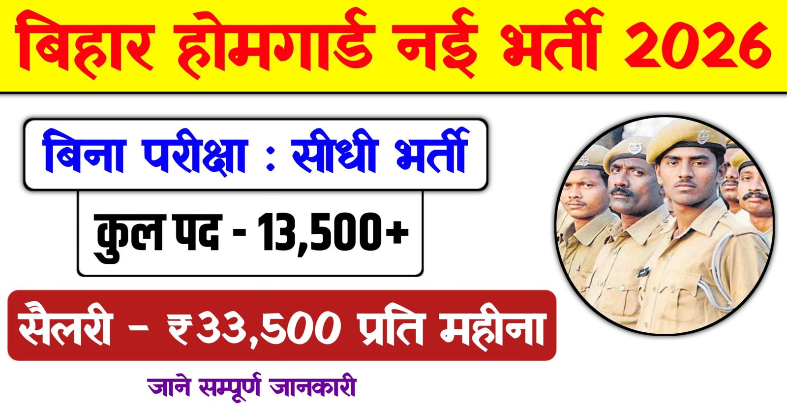 Bihar Home Guard Vacancy 2026