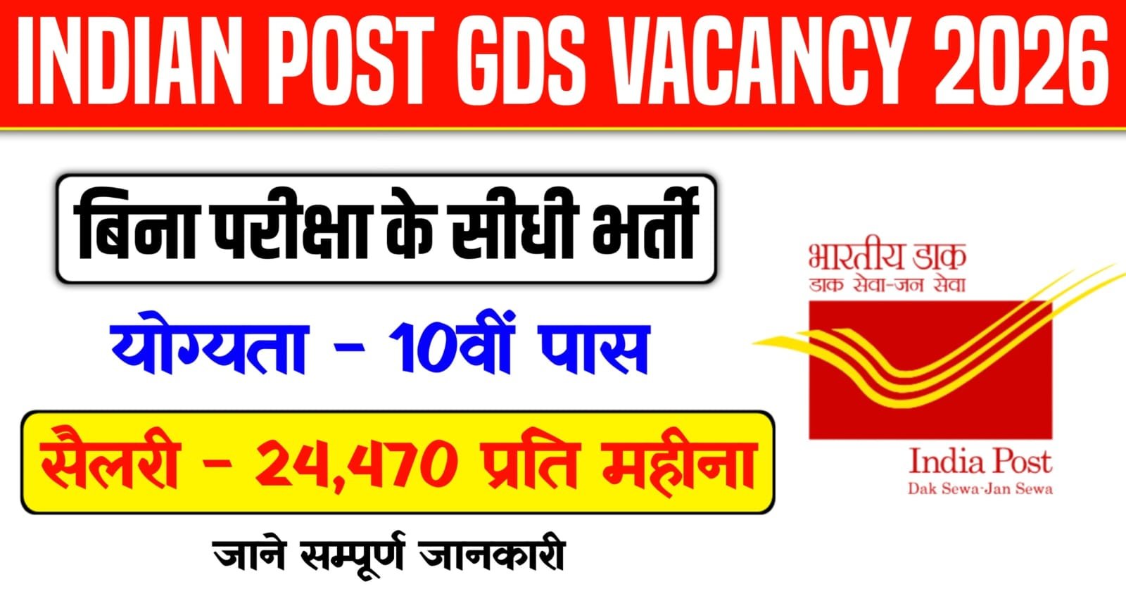 Indian Post GDS Recruitment 2026
