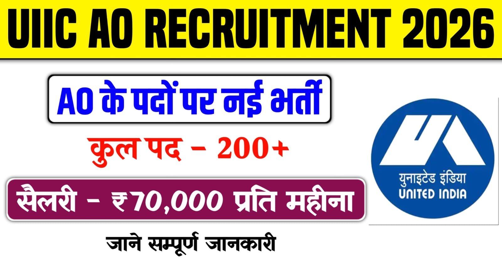 UIIC AO Recruitment 2026
