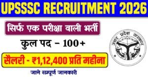 UPSSSC Recruitment 2026